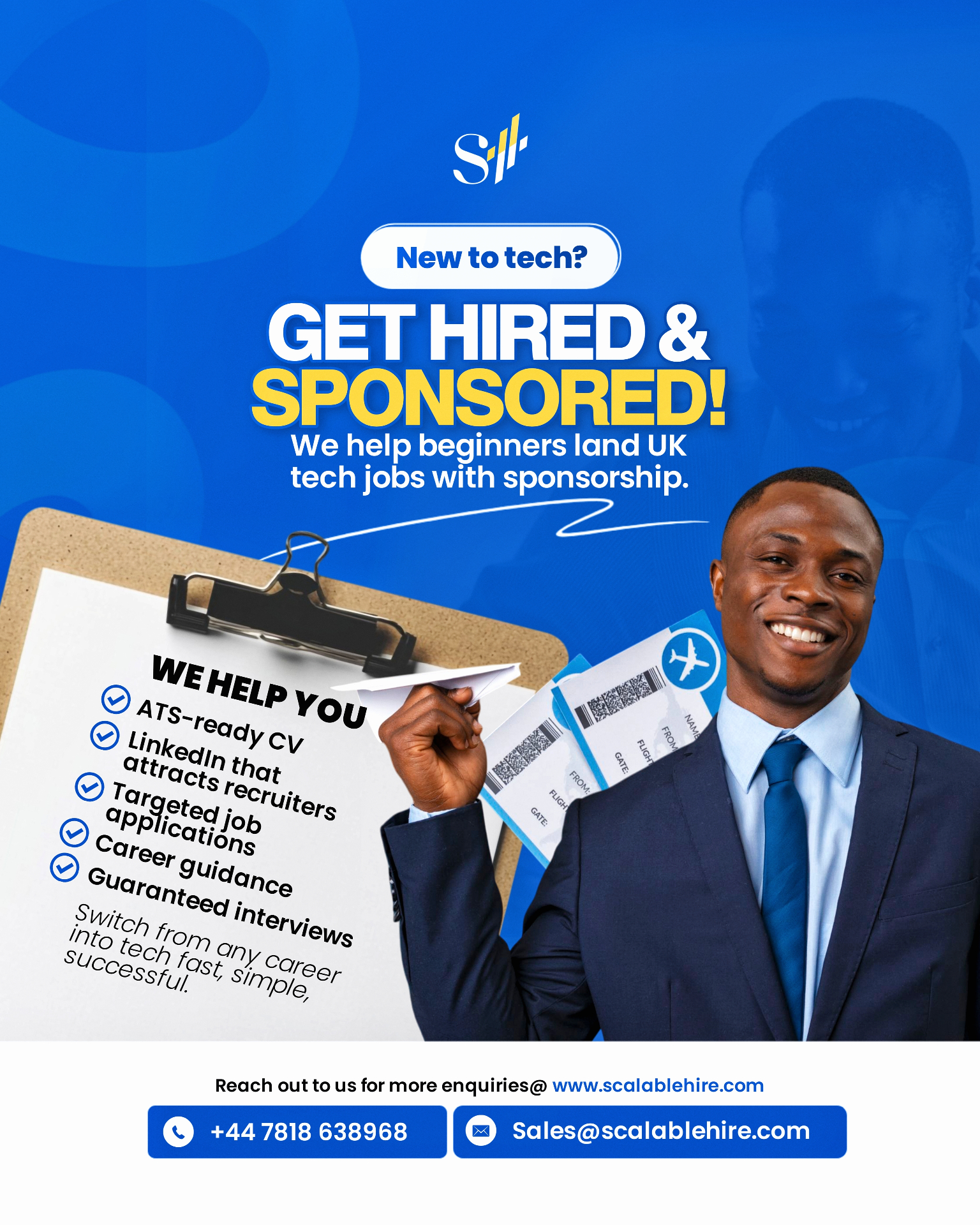 A polished CV and cover letter